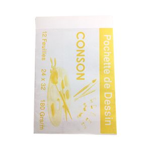 PAPIER CONSON BLANC 24X32