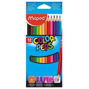CRAYON DE COULEUR DE 12 MAPED