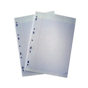 FEUILLES SIMPLE A4 GRAND CARREAUX 80PAGE