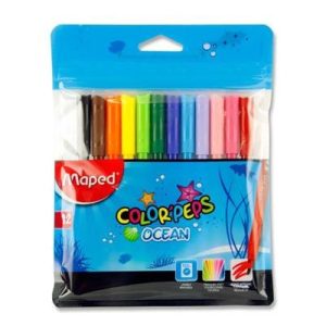 FEUTRE DE COLORIAGE DE 12 MAPED