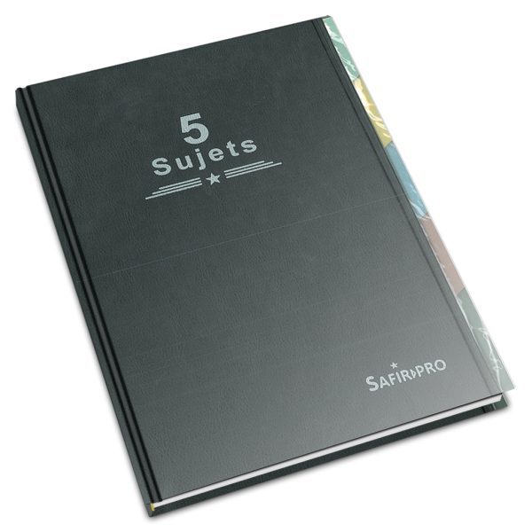 Registre sans spiral 5 sujet
